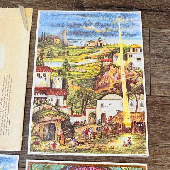 5 Vintage Advent Calendars from West Germany - Picture 7 of 14